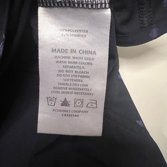 Footjoy Golf‎ Polo Mens 2XL Navy School Of Fish Print - Picture 5 of 6